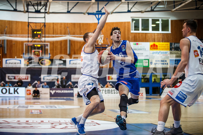 Basketball, Admiral Basketball Superliga 2019/20, Grunddurchgang 13.Runde, Oberwart Gunners, D.C. Timberwolves, Paul Rotter (66)