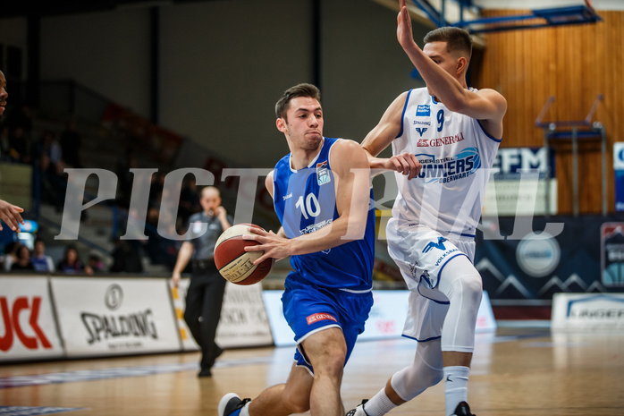Basketball, Admiral Basketball Superliga 2019/20, Grunddurchgang 13.Runde, Oberwart Gunners, D.C. Timberwolves, Jakob Szkutta (10)