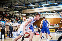 Basketball, Admiral Basketball Superliga 2019/20, Grunddurchgang 13.Runde, Oberwart Gunners, Vienna D.C. Timberwolves, Maximilian Schuecker (14)