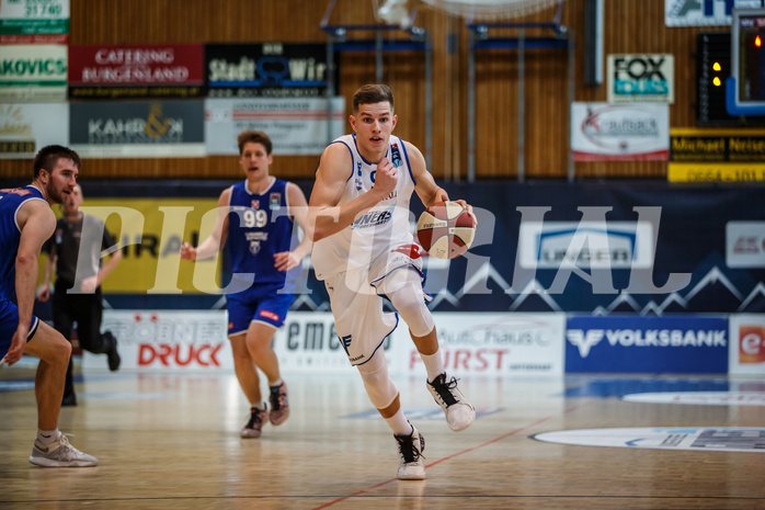 Basketball, Admiral Basketball Superliga 2019/20, Grunddurchgang 13.Runde, Oberwart Gunners, D.C. Timberwolves, Edi Patekar (9)