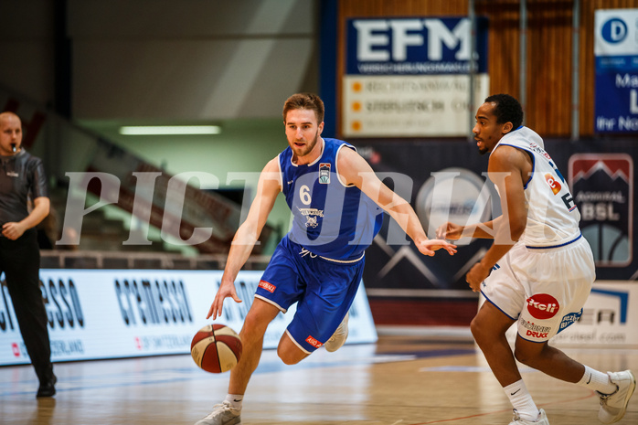 Basketball, Admiral Basketball Superliga 2019/20, Grunddurchgang 13.Runde, Oberwart Gunners, D.C. Timberwolves, Nemanja Nikolic (6)