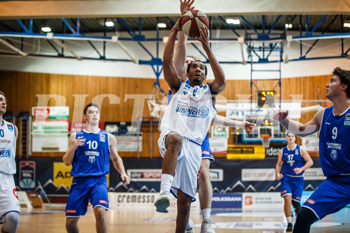 Basketball, Admiral Basketball Superliga 2019/20, Grunddurchgang 13.Runde, Oberwart Gunners, D.C. Timberwolves, Lawrence Alexander (6)