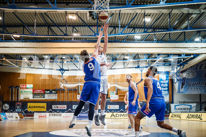 Basketball, Admiral Basketball Superliga 2019/20, Grunddurchgang 13.Runde, Oberwart Gunners, Vienna D.C. Timberwolves, Maximilian Schuecker (14)
