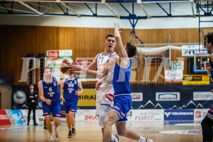 Basketball, Admiral Basketball Superliga 2019/20, Grunddurchgang 13.Runde, Oberwart Gunners, D.C. Timberwolves, Edi Patekar (9)