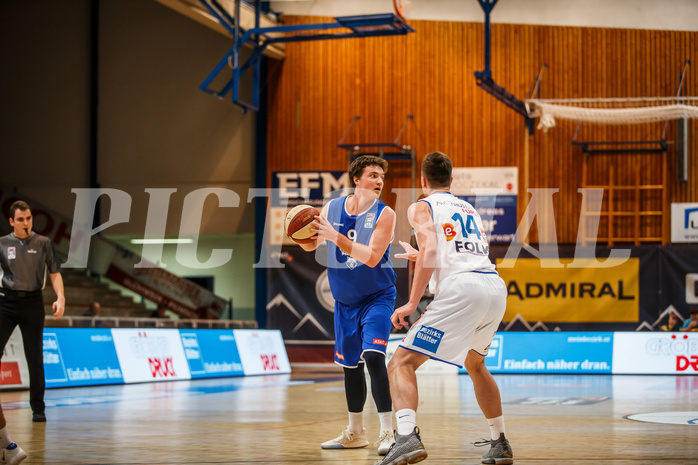 Basketball, Admiral Basketball Superliga 2019/20, Grunddurchgang 13.Runde, Oberwart Gunners, D.C. Timberwolves, Philipp D’Angelo (9)