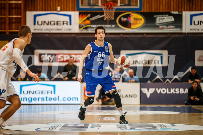 Basketball, Admiral Basketball Superliga 2019/20, Grunddurchgang 13.Runde, Oberwart Gunners, D.C. Timberwolves, Paul Rotter (66)