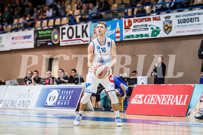 Basketball, Admiral Basketball Superliga 2019/20, Grunddurchgang 13.Runde, Oberwart Gunners, Vienna D.C. Timberwolves, Georg Wolf (10)