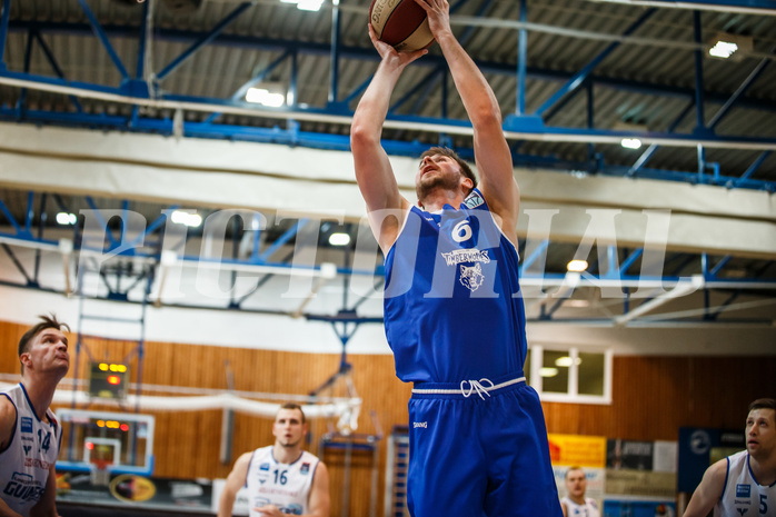 Basketball, Admiral Basketball Superliga 2019/20, Grunddurchgang 13.Runde, Oberwart Gunners, D.C. Timberwolves, Nemanja Nikolic (6)