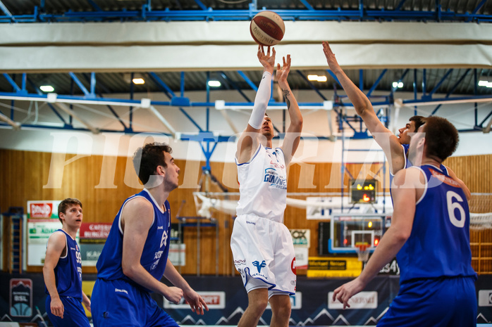 Basketball, Admiral Basketball Superliga 2019/20, Grunddurchgang 13.Runde, Oberwart Gunners, D.C. Timberwolves, Saimon Sutt (11)