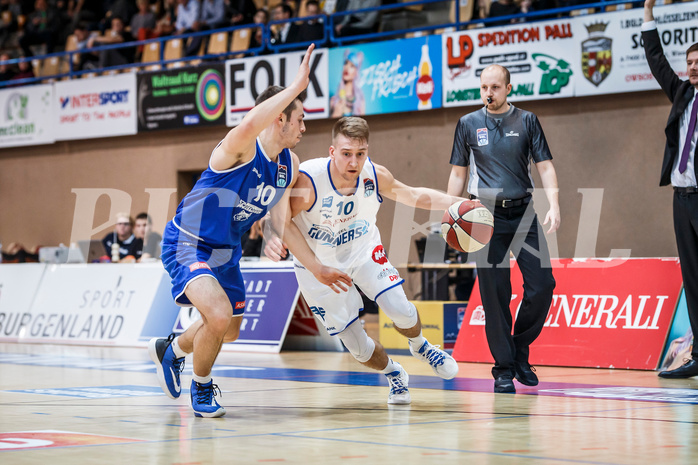 Basketball, Admiral Basketball Superliga 2019/20, Grunddurchgang 13.Runde, Oberwart Gunners, Vienna D.C. Timberwolves, Georg Wolf (10)