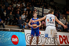 Basketball, Admiral Basketball Superliga 2019/20, Grunddurchgang 13.Runde, Oberwart Gunners, D.C. Timberwolves, Jonas John (99)