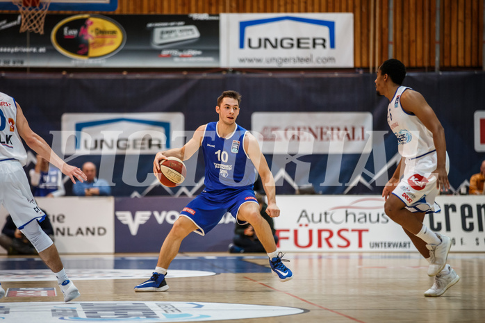 Basketball, Admiral Basketball Superliga 2019/20, Grunddurchgang 13.Runde, Oberwart Gunners, D.C. Timberwolves, Jakob Szkutta (10)