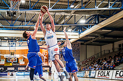 Basketball, Admiral Basketball Superliga 2019/20, Grunddurchgang 13.Runde, Oberwart Gunners, Vienna D.C. Timberwolves, Maximilian Schuecker (14)