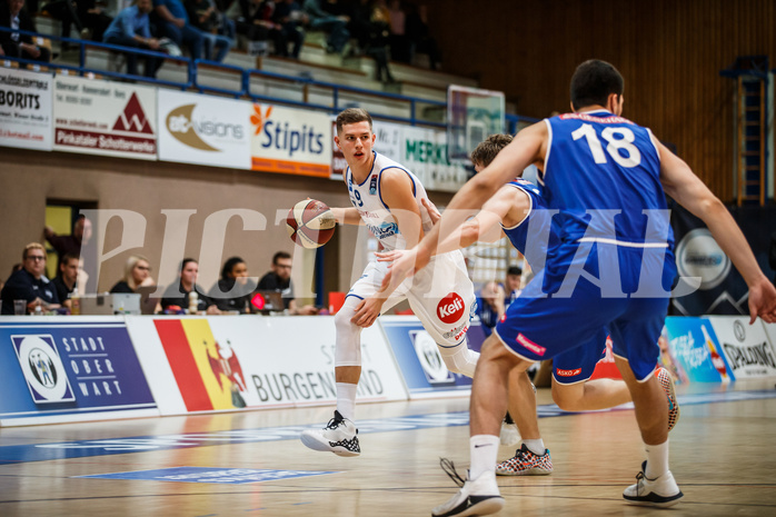 Basketball, Admiral Basketball Superliga 2019/20, Grunddurchgang 13.Runde, Oberwart Gunners, D.C. Timberwolves, Edi Patekar (9)