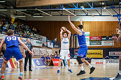 Basketball, Admiral Basketball Superliga 2019/20, Grunddurchgang 13.Runde, Oberwart Gunners, Vienna D.C. Timberwolves, Sebastian Käferle (7)