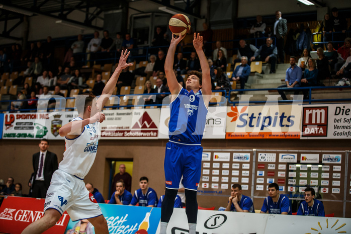 Basketball, Admiral Basketball Superliga 2019/20, Grunddurchgang 13.Runde, Oberwart Gunners, D.C. Timberwolves, Philipp D’Angelo (9)