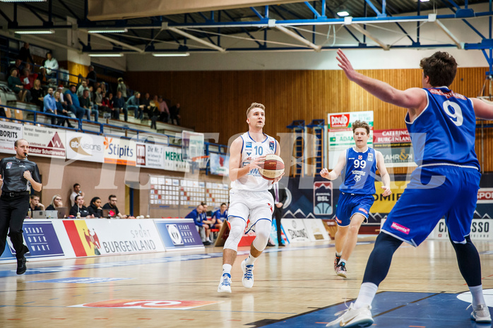 Basketball, Admiral Basketball Superliga 2019/20, Grunddurchgang 13.Runde, Oberwart Gunners, Vienna D.C. Timberwolves, Georg Wolf (10)
