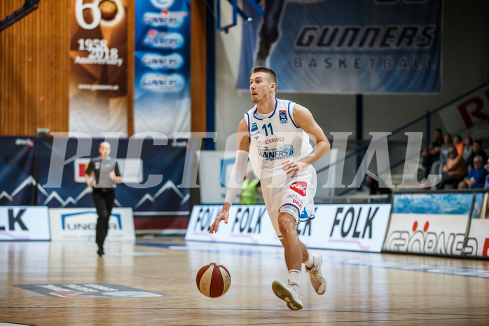 Basketball, Admiral Basketball Superliga 2019/20, Grunddurchgang 13.Runde, Oberwart Gunners, D.C. Timberwolves, Saimon Sutt (11)