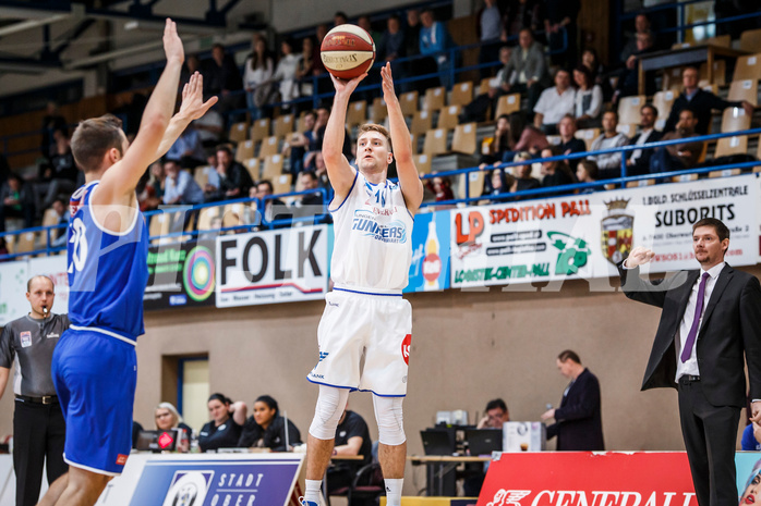 Basketball, Admiral Basketball Superliga 2019/20, Grunddurchgang 13.Runde, Oberwart Gunners, Vienna D.C. Timberwolves, Georg Wolf (10)