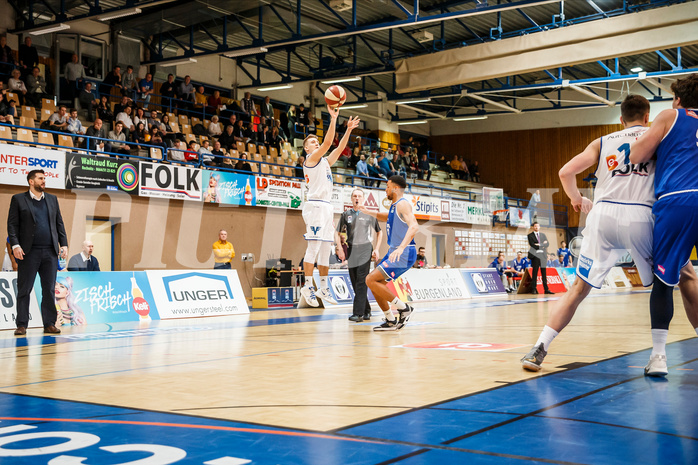 Basketball, Admiral Basketball Superliga 2019/20, Grunddurchgang 13.Runde, Oberwart Gunners, Vienna D.C. Timberwolves, Georg Wolf (10)