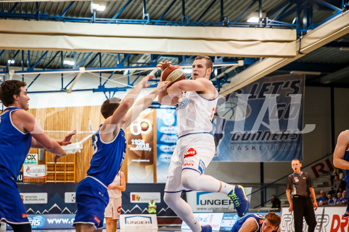 Basketball, Admiral Basketball Superliga 2019/20, Grunddurchgang 13.Runde, Oberwart Gunners, Vienna D.C. Timberwolves, Renato Poljak (16)