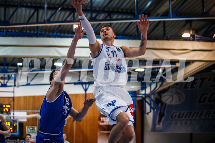 Basketball, Admiral Basketball Superliga 2019/20, Grunddurchgang 13.Runde, Oberwart Gunners, D.C. Timberwolves, Saimon Sutt (11)