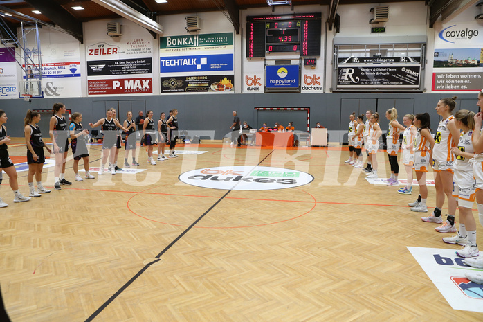 Basketball Damen Superliga 2021/22, Grunddurchgang 4.Runde BK Duchess Klosterneuburg vs. Vienna United


