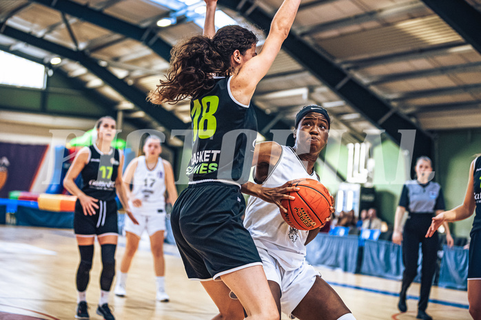Basketball Basketball Damen Superliga 2021/22, Grunddurchgang 4.Runde Vienna D.C. Timberwolves vs. Basket Flames
