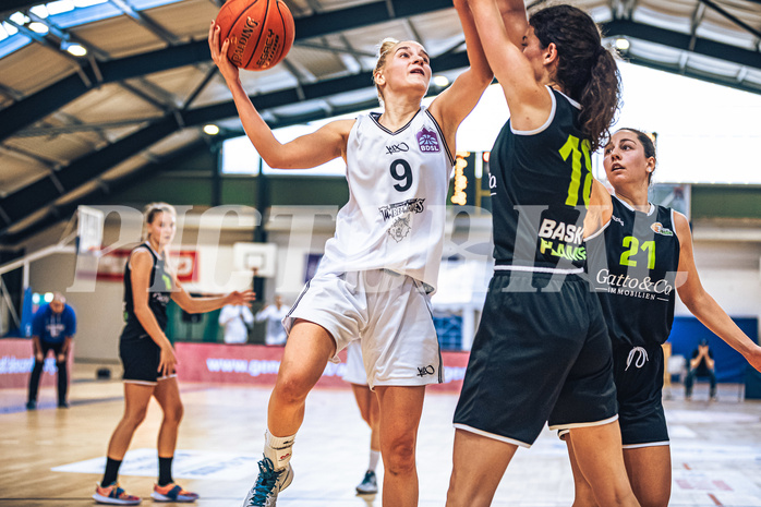 Basketball Basketball Damen Superliga 2021/22, Grunddurchgang 4.Runde Vienna D.C. Timberwolves vs. Basket Flames
