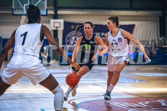 Basketball Basketball Damen Superliga 2021/22, Grunddurchgang 4.Runde Vienna D.C. Timberwolves vs. Basket Flames
