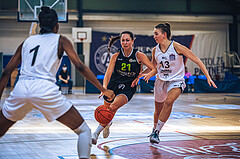 Basketball Basketball Damen Superliga 2021/22, Grunddurchgang 4.Runde Vienna D.C. Timberwolves vs. Basket Flames

