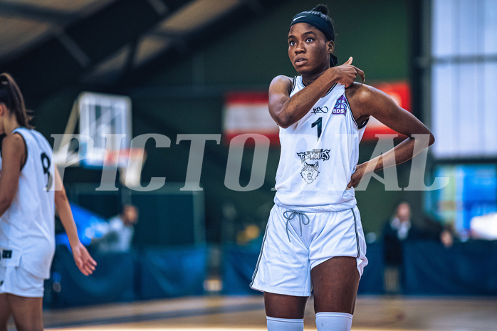 Basketball Basketball Damen Superliga 2021/22, Grunddurchgang 4.Runde Vienna D.C. Timberwolves vs. Basket Flames
