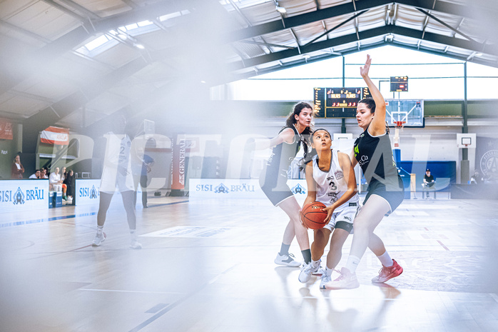 Basketball Basketball Damen Superliga 2021/22, Grunddurchgang 4.Runde Vienna D.C. Timberwolves vs. Basket Flames
