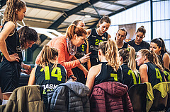 Basketball Basketball Damen Superliga 2021/22, Grunddurchgang 4.Runde Vienna D.C. Timberwolves vs. Basket Flames
