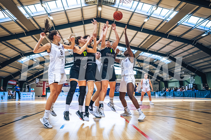 Basketball Basketball Damen Superliga 2021/22, Grunddurchgang 4.Runde Vienna D.C. Timberwolves vs. Basket Flames
