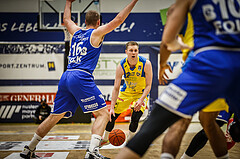 Basketball, bet-at-home Basketball Superliga 2021/22, Platzierungsrunde 9.Runde, SKN St. Pölten Basketball, Oberwart Gunners, Aapeli Alanen (23)