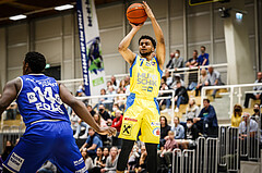 Basketball, bet-at-home Basketball Superliga 2021/22, Platzierungsrunde 9.Runde, SKN St. Pölten Basketball, Oberwart Gunners, Steven Kaltenbrunner (7)