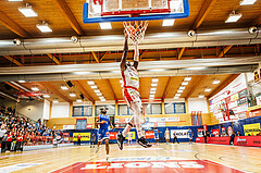 Basketball, win2day Basketball Superliga 2023/24, Grunddurchgang 6.Runde, Traiskirchen Lions, Oberwart Gunners, Davon Clare (5)