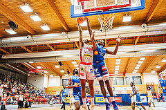 Basketball, win2day Basketball Superliga 2023/24, Grunddurchgang 6.Runde, Traiskirchen Lions, Oberwart Gunners, Jaquan Lawrence (40)