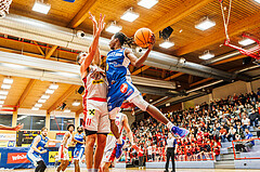 Basketball, win2day Basketball Superliga 2023/24, Grunddurchgang 6.Runde, Traiskirchen Lions, Oberwart Gunners, James Graham (11)