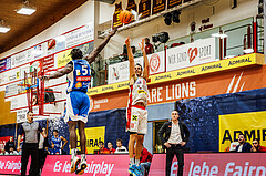 Basketball, win2day Basketball Superliga 2023/24, Grunddurchgang 6.Runde, Traiskirchen Lions, Oberwart Gunners, Fabricio Vay (11)
