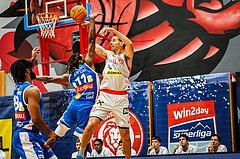 Basketball, win2day Basketball Superliga 2023/24, Grunddurchgang 6.Runde, Traiskirchen Lions, Oberwart Gunners, Fabricio Vay (11)
