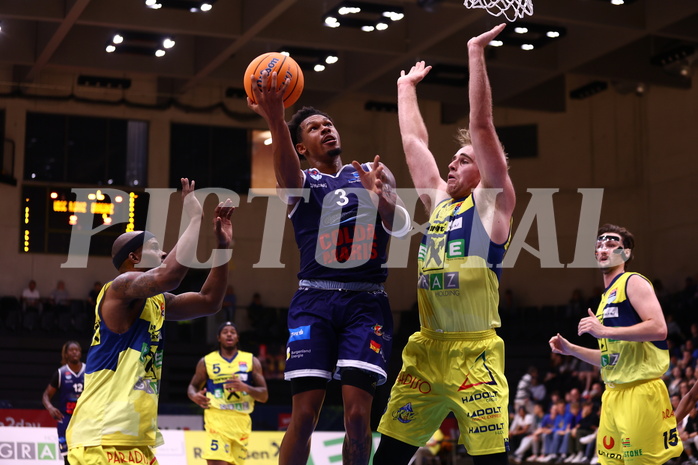 27.09.2024, Graz, Raiffeisen Sportpark Graz, Basketball Superliga 2024/25, Grunddurchgang, Runde 1, UBSC Raiffeisen Graz - COLDAMARIS BBC Nord Dragonz