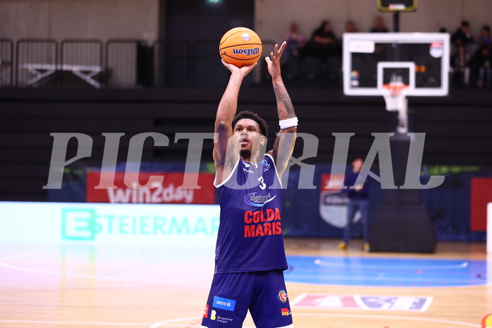 27.09.2024, Graz, Raiffeisen Sportpark Graz, Basketball Superliga 2024/25, Grunddurchgang, Runde 1, UBSC Raiffeisen Graz - COLDAMARIS BBC Nord Dragonz