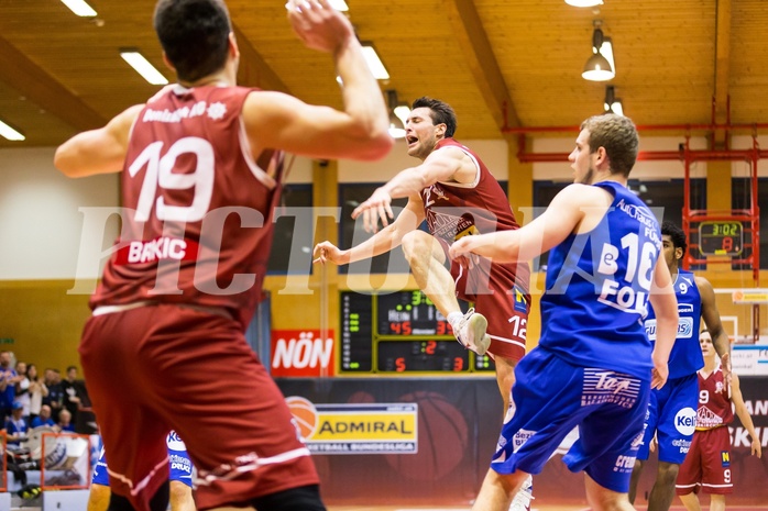 Basketball, ABL 2017/18, Grunddurchgang 14.Runde, Traiskirchen Lions, Oberwart Gunners, Florian Trmal (12)