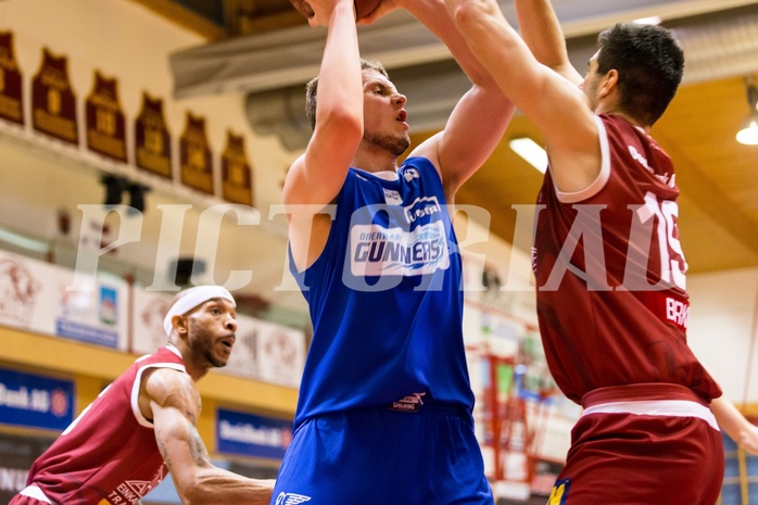 Basketball, ABL 2017/18, Grunddurchgang 14.Runde, Traiskirchen Lions, Oberwart Gunners, Renato Poljak (16)