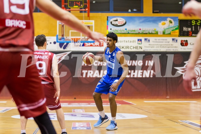Basketball, ABL 2017/18, Grunddurchgang 14.Runde, Traiskirchen Lions, Oberwart Gunners, Gregg Denzel (9)