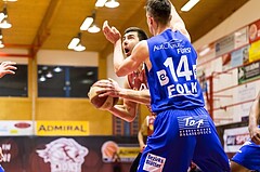 Basketball, ABL 2017/18, Grunddurchgang 14.Runde, Traiskirchen Lions, Oberwart Gunners, Jozo Brkic (19)