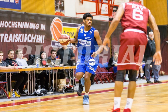 Basketball, ABL 2017/18, Grunddurchgang 14.Runde, Traiskirchen Lions, Oberwart Gunners, Gregg Denzel (9)