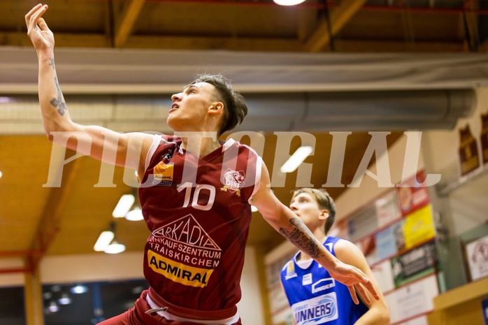Basketball, ABL 2017/18, Grunddurchgang 14.Runde, Traiskirchen Lions, Oberwart Gunners, Aleksandar Andjelkovic (10)
